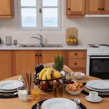 乡村民宿 Evdokia - Luxury Olive Yard With Aegean View *